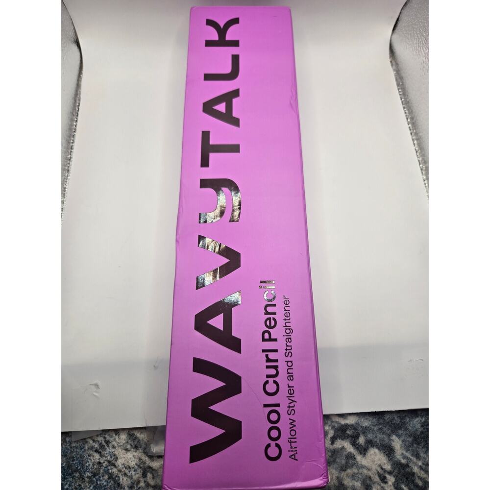 Wavytalk Cool Curl Pencil Airflow Styler and Straightener- New Open Box